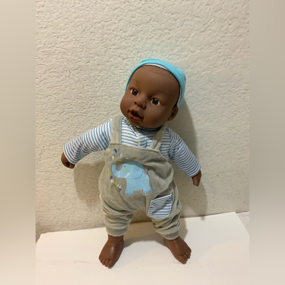 Bayer Design Baby Doll African American Boy